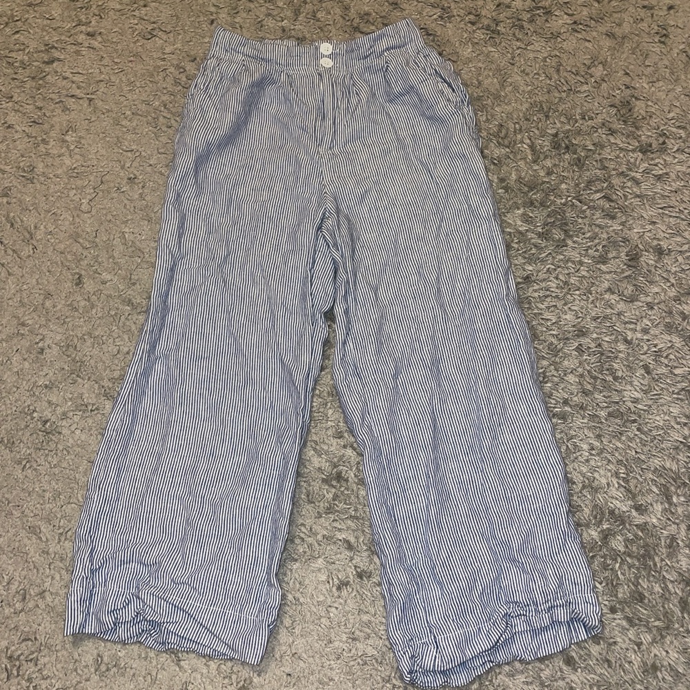 Striped Linen Pants